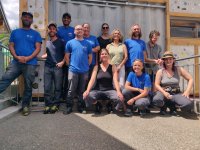 &laquo;&nbsp;Oculus&nbsp;&raquo;, une cr&eacute;ation artistique de Jennetta PETCH et Szymon KULA  qui met en avant le r&eacute;emploi solidaire &agrave; la Ressourcerie de Pralong dans les Hautes Alpes
